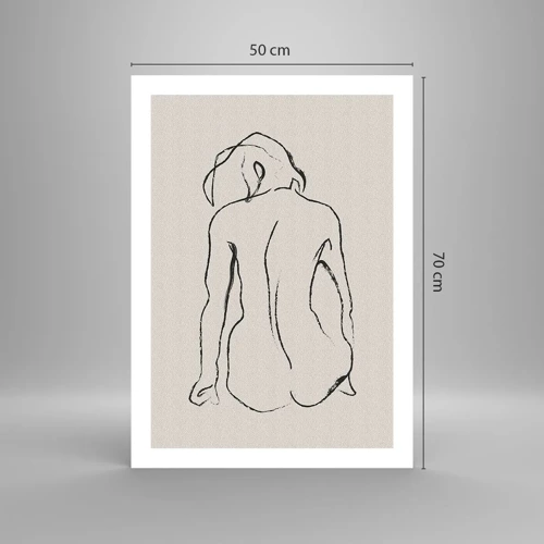 Poster - Nudo di ragazza - 50x70 cm