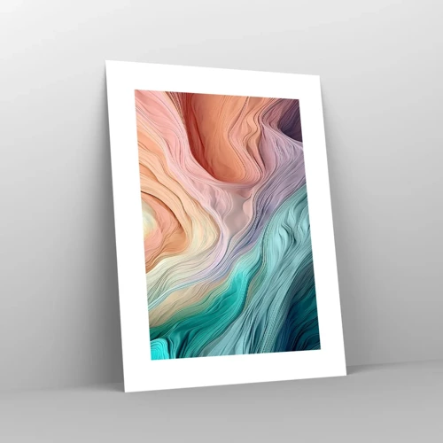 Poster - Onda arcobaleno - 30x40 cm