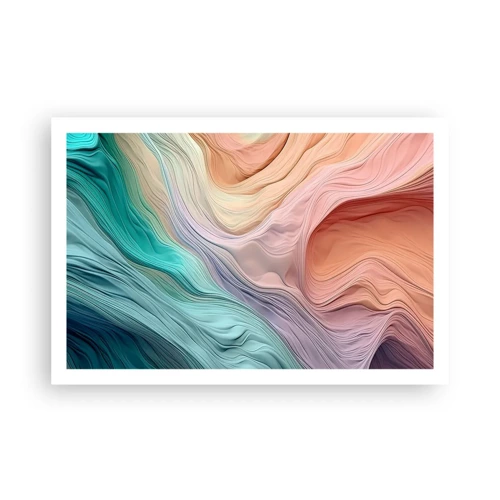 Poster - Onda arcobaleno - 91x61 cm