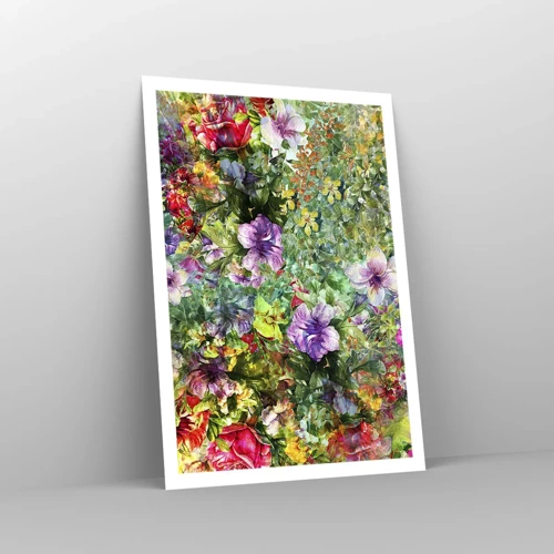 Poster - Perdersi nei fiori - 70x100 cm