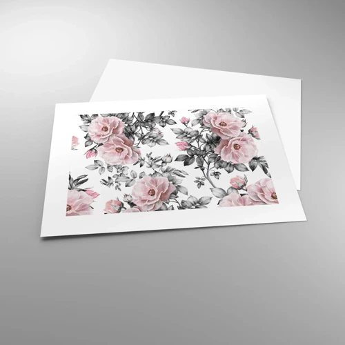 Poster - Perdersi tra le rose - 40x30 cm