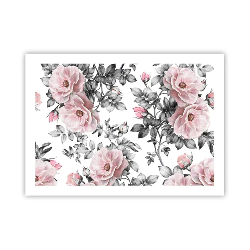 Poster - Perdersi tra le rose - 70x50 cm