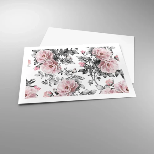 Poster - Perdersi tra le rose - 70x50 cm