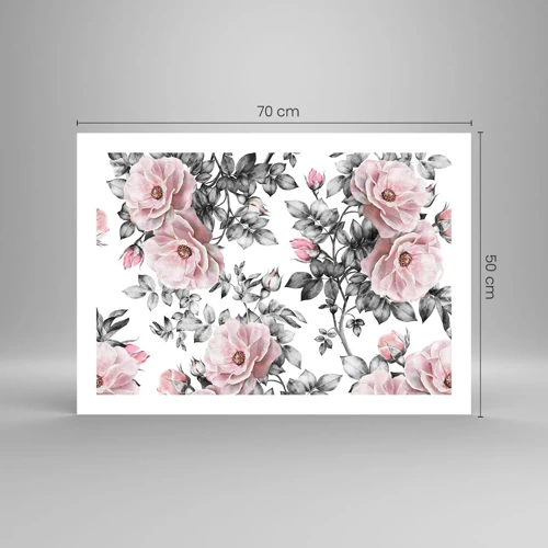 Poster - Perdersi tra le rose - 70x50 cm