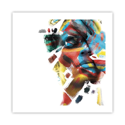 Poster - Personalità colorata - 50x50 cm
