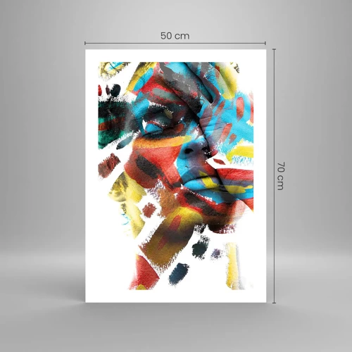 Poster - Personalità colorata - 50x70 cm