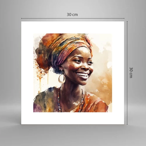 Poster - Regina africana - 30x30 cm