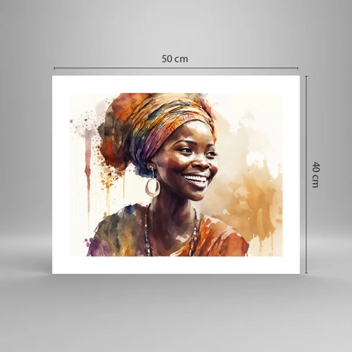 Poster - Regina africana - 50x40 cm