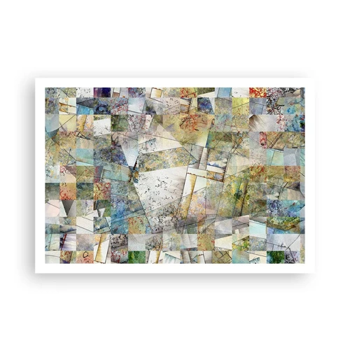 Poster - Rimpasto geometrico - 100x70 cm