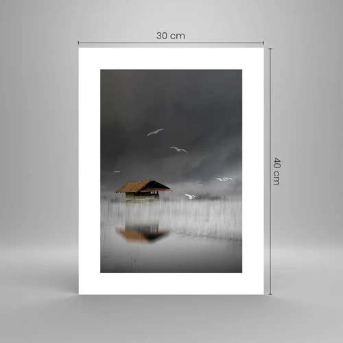 Poster - Riparo dalla pioggia - 30x40 cm