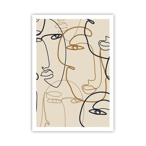 Poster - Ritratto multiplo - 70x100 cm