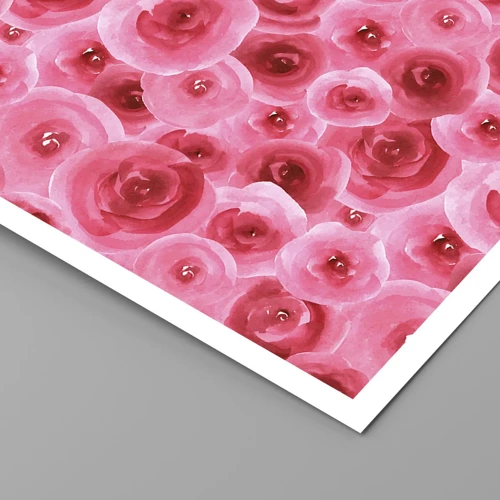 Poster - Rose in alto e in basso - 30x30 cm