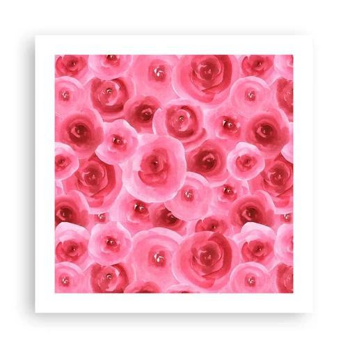 Poster - Rose in alto e in basso - 50x50 cm