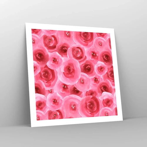 Poster - Rose in alto e in basso - 60x60 cm