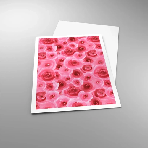 Poster - Rose in alto e in basso - 70x100 cm