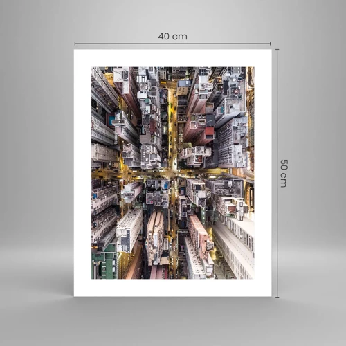 Poster - Saluti da Hong Kong - 40x50 cm