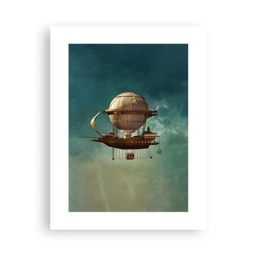 Poster - Saluti da Jules Verne - 30x40 cm