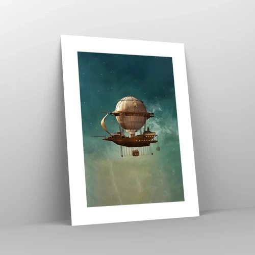 Poster - Saluti da Jules Verne - 30x40 cm