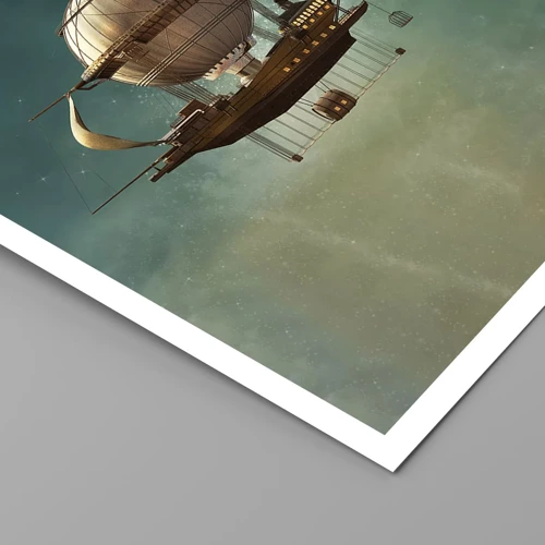 Poster - Saluti da Jules Verne - 70x50 cm