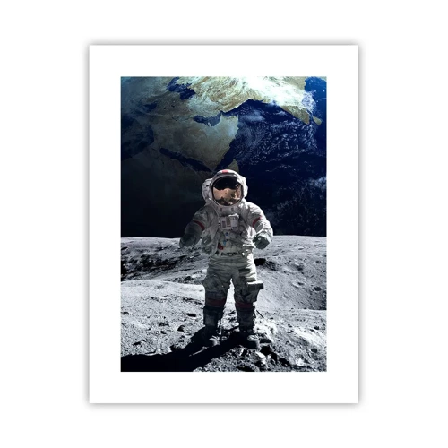 Poster - Saluti dalla luna - 30x40 cm