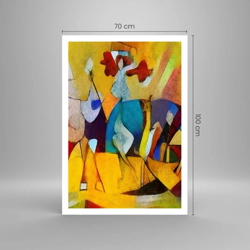 Poster - Sole - vita - gioia - 70x100 cm