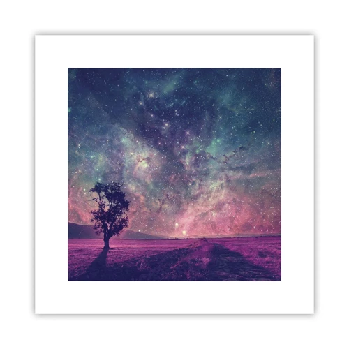 Poster - Sotto un cielo magico - 30x30 cm