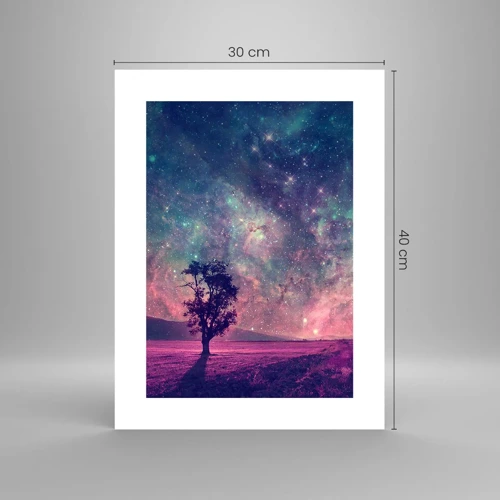 Poster - Sotto un cielo magico - 30x40 cm