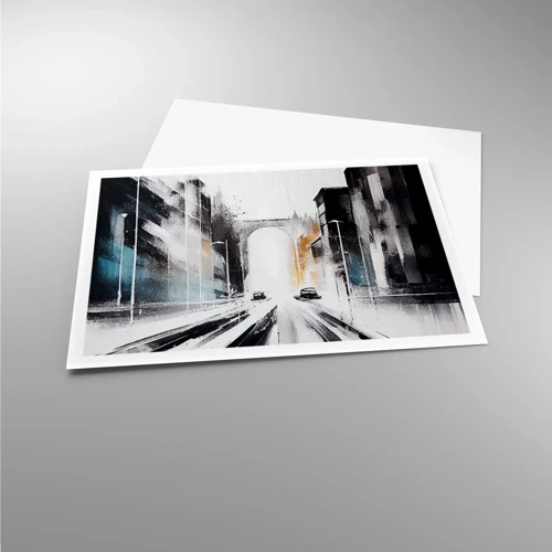 Poster - Studio di città: architettura e movimento - 100x70 cm