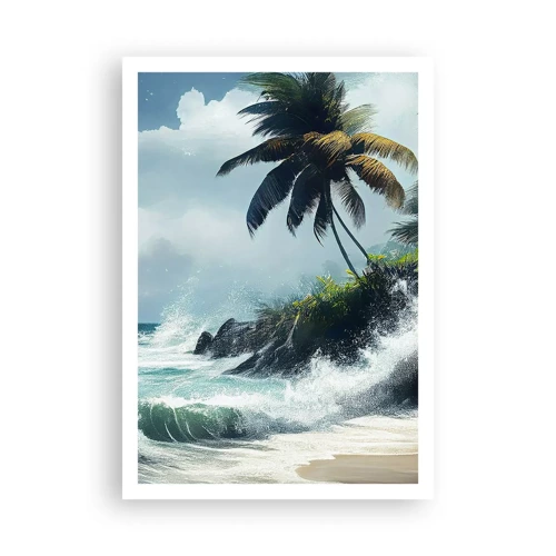 Poster - Sulla riva tropicale - 70x100 cm