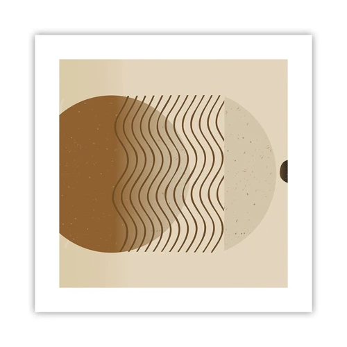 Poster - Sull'origine delle figure geometriche - 40x40 cm