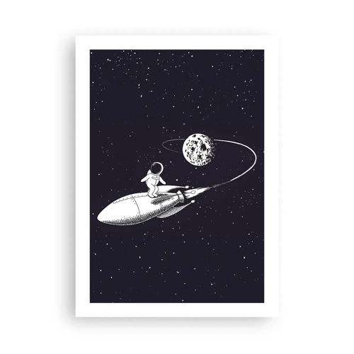 Poster - Surfista spaziale - 50x70 cm