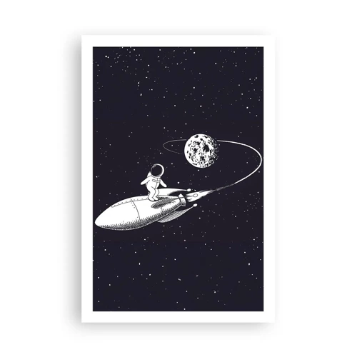 Poster - Surfista spaziale - 61x91 cm