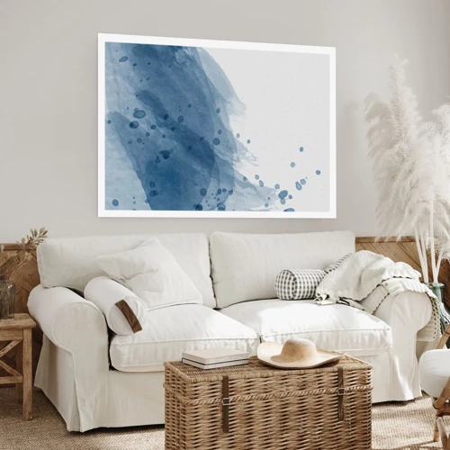 Poster - Tulle blu - 40x30 cm