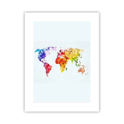 Poster - Tutti i colori del mondo - 30x40 cm