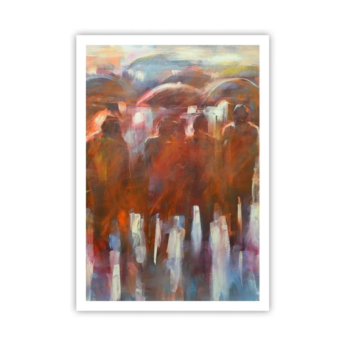 Poster - Uguali nella pioggia e nella nebbia - 70x100 cm