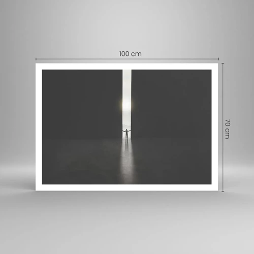 Poster - Un passo verso un chiaro futuro - 100x70 cm