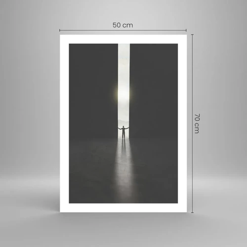 Poster - Un passo verso un chiaro futuro - 50x70 cm