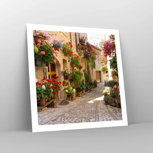 Poster - Un'esplosione di fiori - 60x60 cm