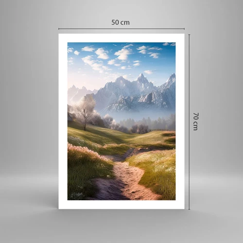 Poster - Valle idilliaca - 50x70 cm