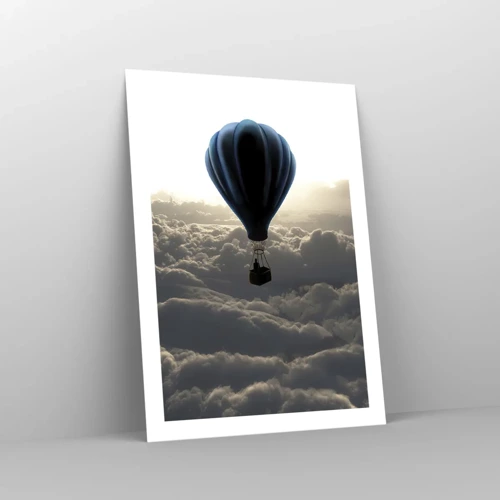 Poster - Viaggiatore sopra le nuvole - 50x70 cm