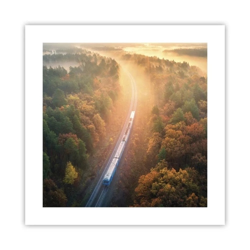 Poster - Viaggio autunnale - 40x40 cm