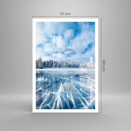 Poster - Vista lucente e cristallina - 70x100 cm