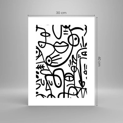 Poster - Volti e miraggi - 30x40 cm