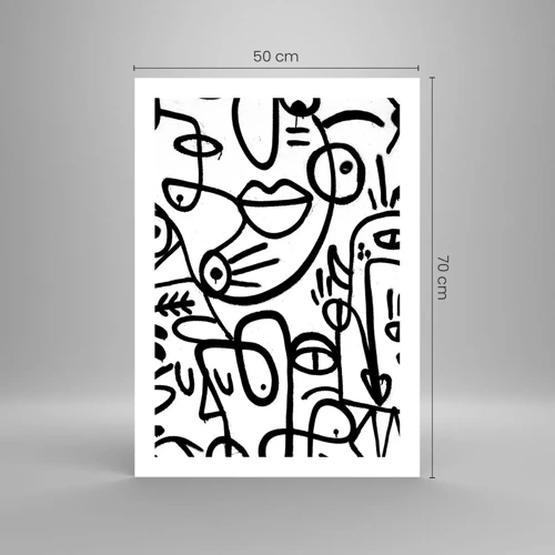 Poster - Volti e miraggi - 50x70 cm