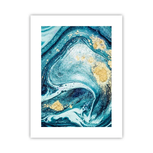 Poster - Vortice blu - 30x40 cm