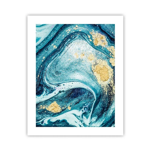 Poster - Vortice blu - 40x50 cm