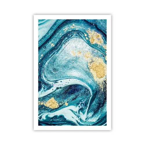 Poster - Vortice blu - 61x91 cm