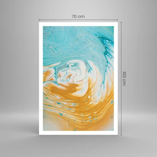 Poster - Vortice pastello - 70x100 cm