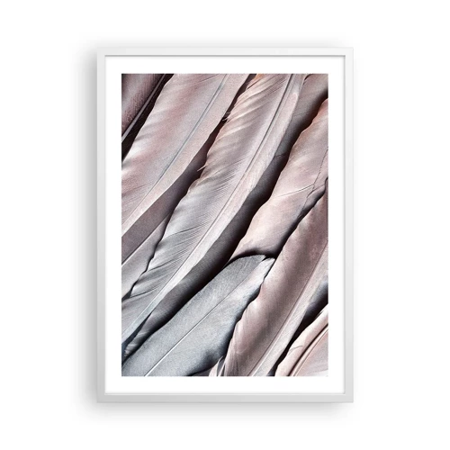 Poster in cornice bianca - Argento rosato - 50x70 cm