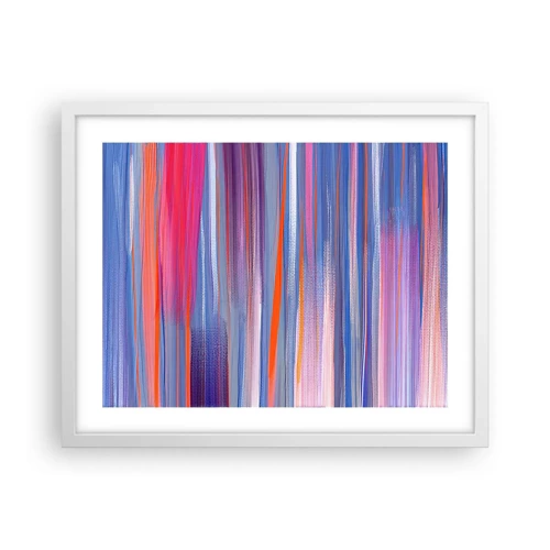 Poster in cornice bianca - Ascensione arcobaleno - 50x40 cm